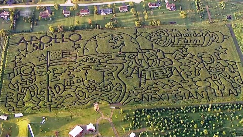 The best tribute to Apollo 11 ever!: 50th anniversary of the Apollo 11 landing celebrated by a 28-acre maze in Illinois. 7