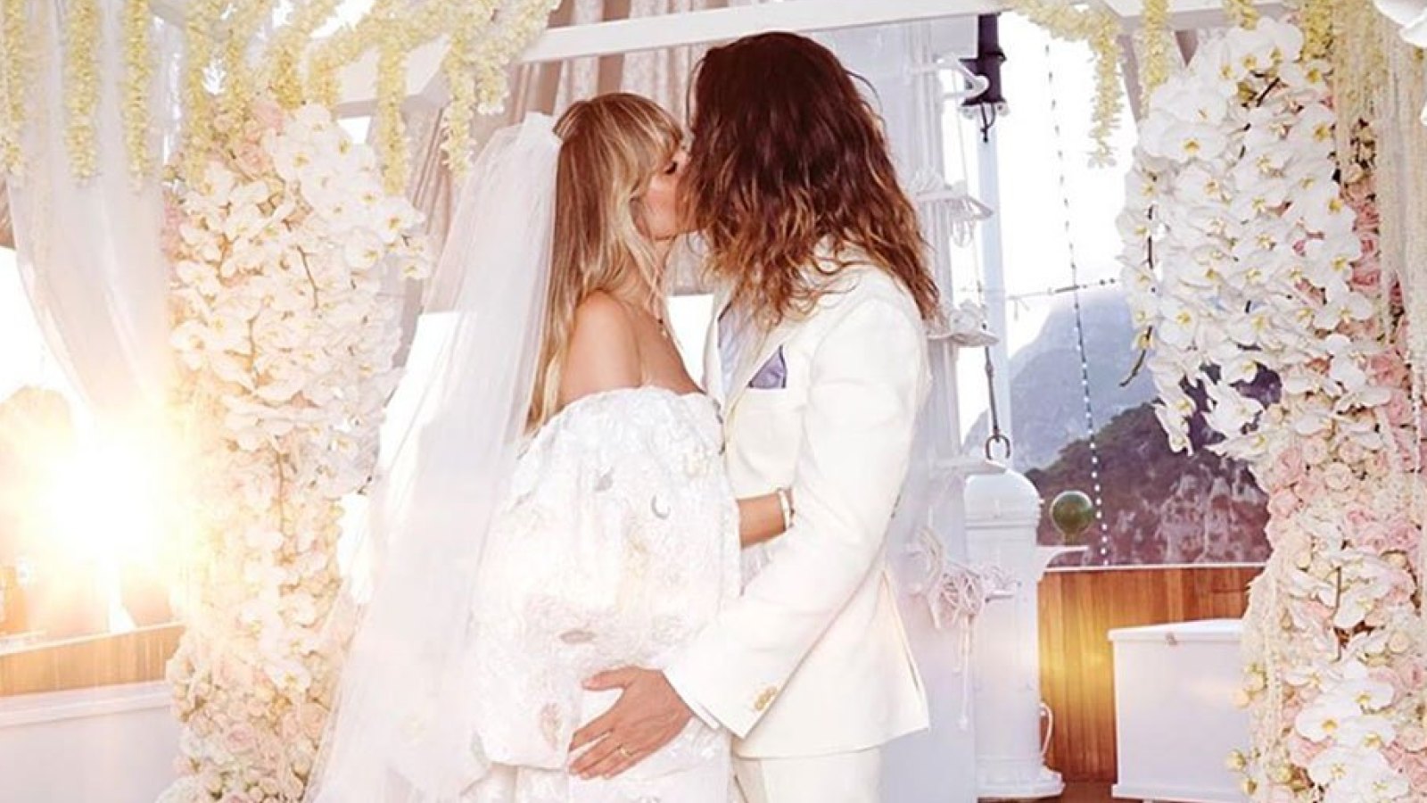 Heidi Klum finally reveals who designed her Bridal Gown in her Dreamy ...