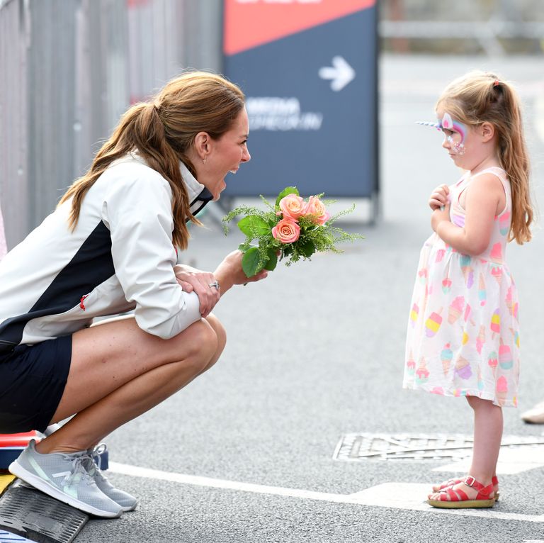 Duchess Of Cambridge Kate Middleton Gets Greeted By A Young Fan In The Most Adorable Way