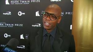 comedian chappelle dave stand twain accepts prize mark his