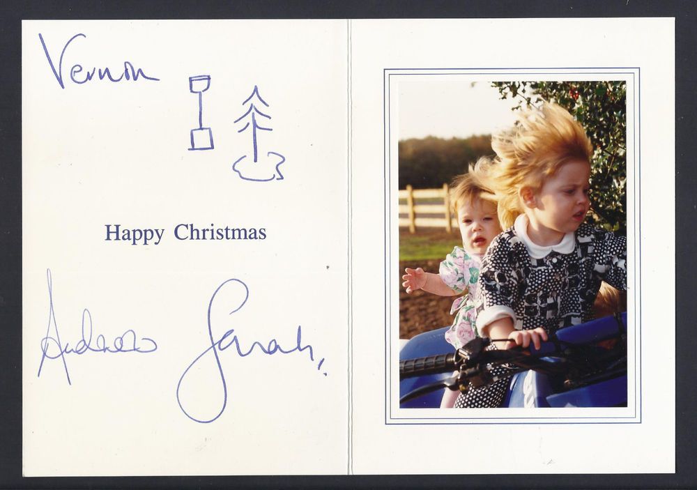 Prince Andrew releases a unique Christmas Card with his wife and