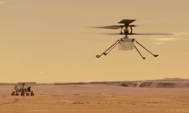 NASA's First Helicopter Flight to MARS!!!