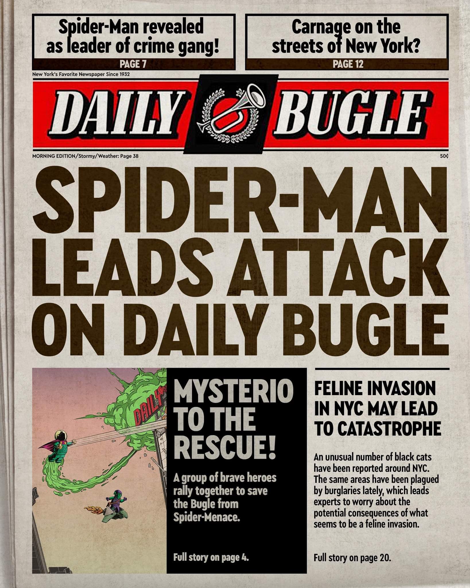 The LEGO Group is beginning to prod Marvel 76178 Daily Bugle!!!