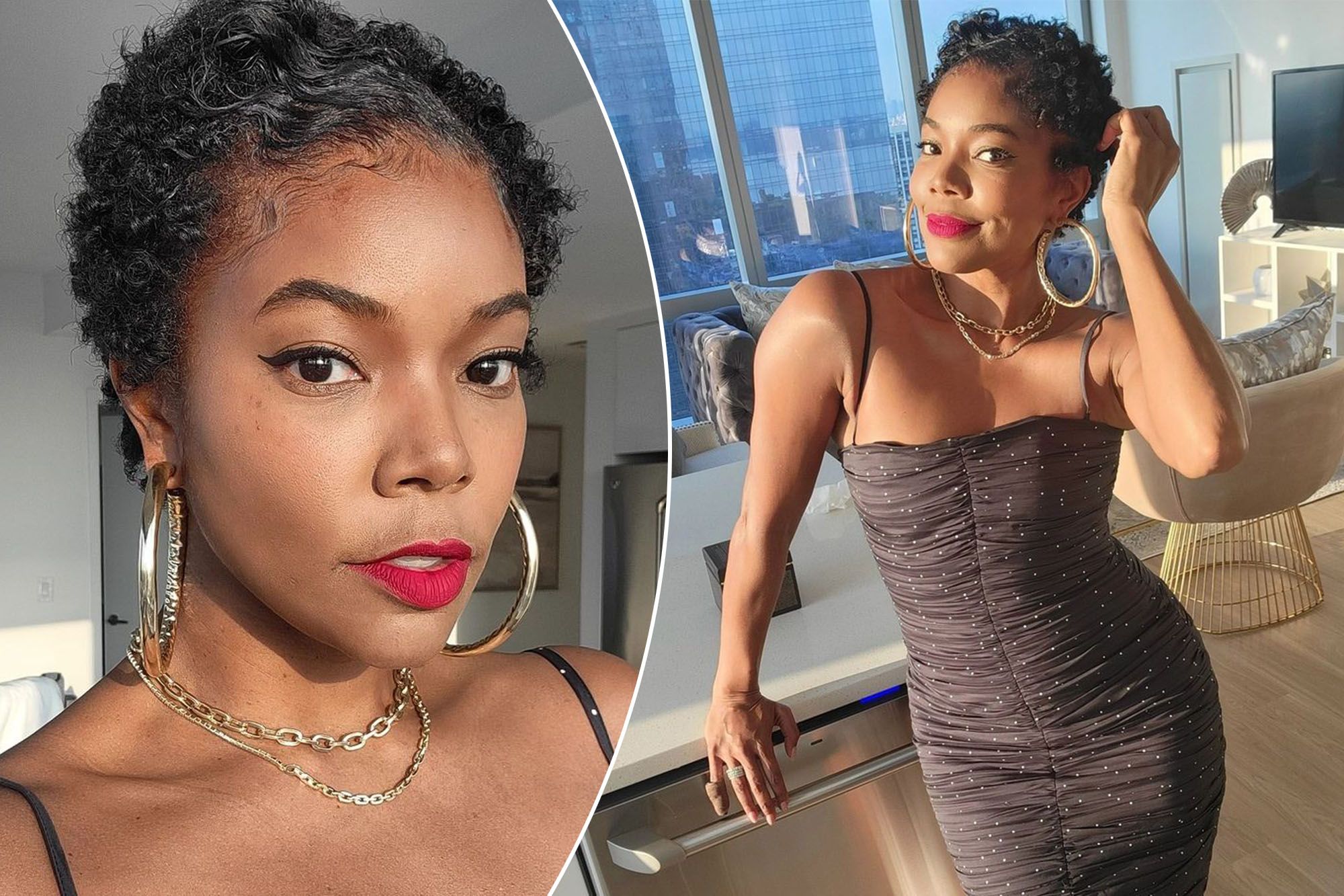 Gabrielle Union 48 Ebraces Her New Hairstyle Says Her New Hairstyle Is Foreign To Her