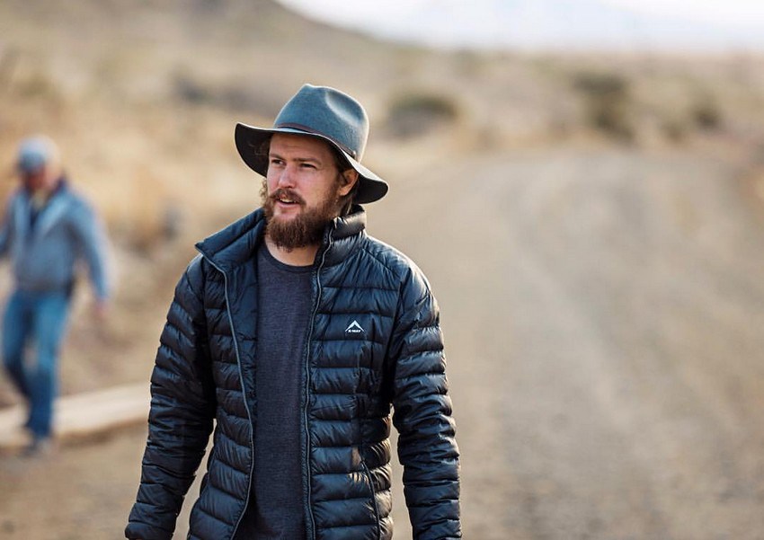 Michael Matthews on the set of Five Fingers for Marseilles