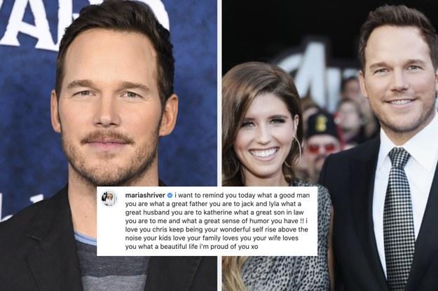 Maria Shriver defends Chris Pratt