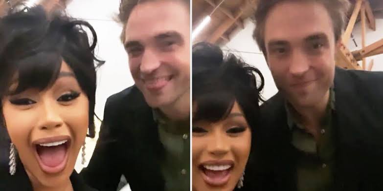 Cardi B and Robert Pattinson