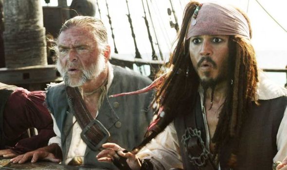 Kevin McNally and Johnny Depp