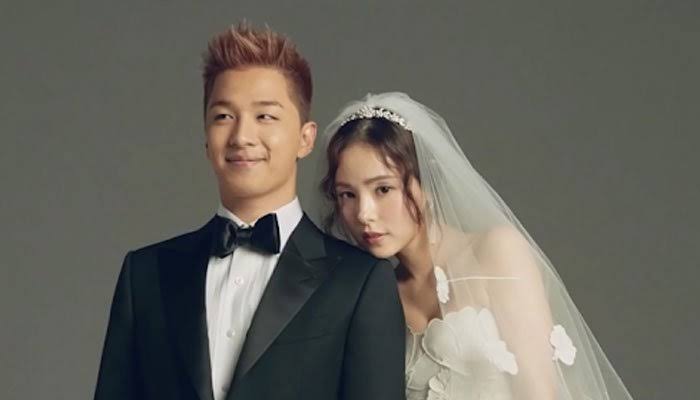 Taeyang and Min Hyo-rin