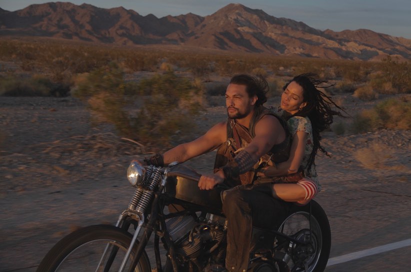 Jason Momoa with Lisa Bonet