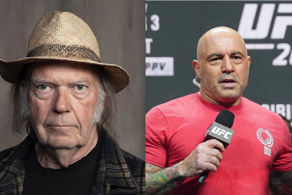 Joe Rogan and Neil Young 