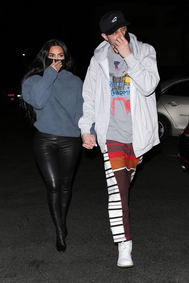 Pete Davidson and Kim Kardashian