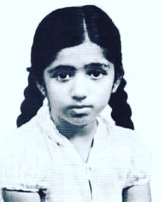 A young Lata Mangeshkar