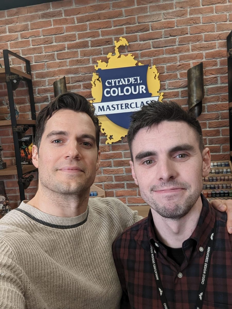 Henry Cavill at the Warhammer World