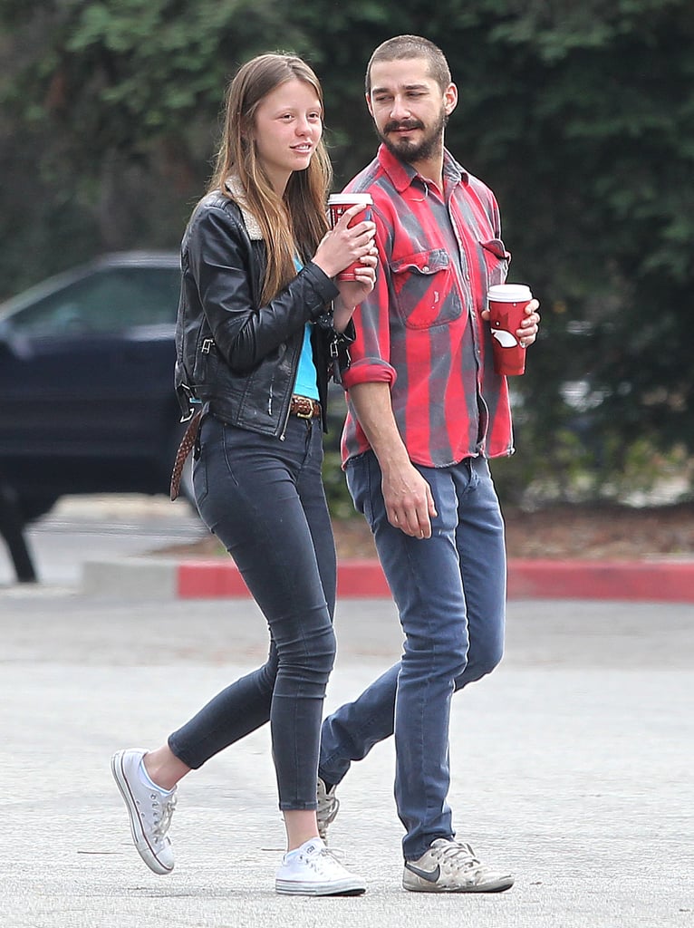 Shia LaBeouf and Mia Goth