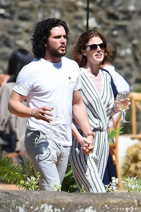 Rose Leslie and Kit Harington