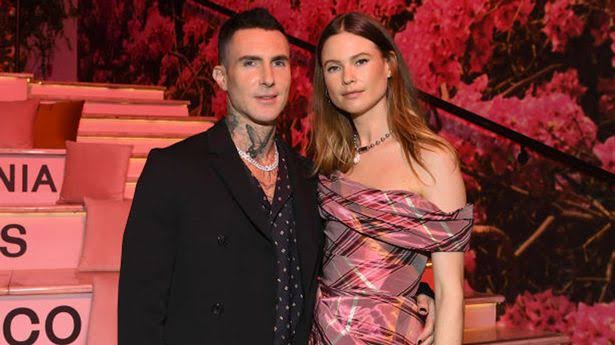 Adam Levine and wife Behati