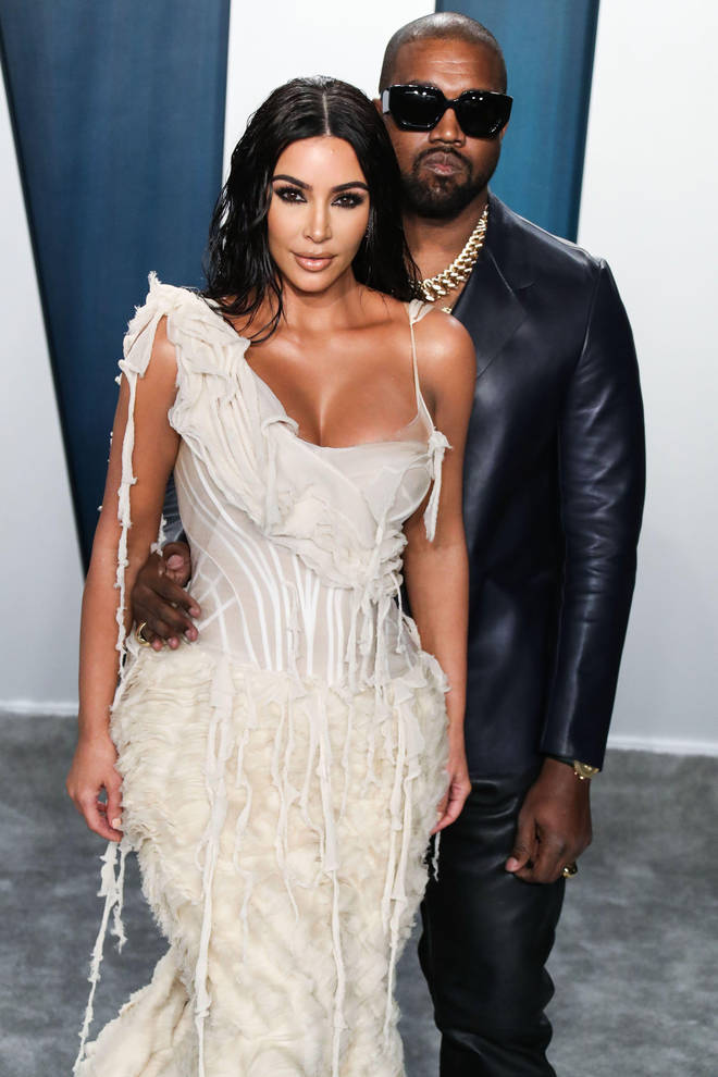 Kanye and Kardashian