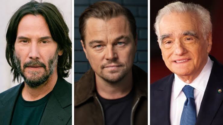 Keanu Reeves, Leo DiCaprio, Martin Scorcese