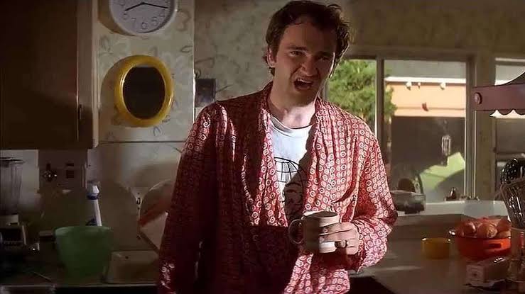 Quentin Tarantino in Pulp fiction 