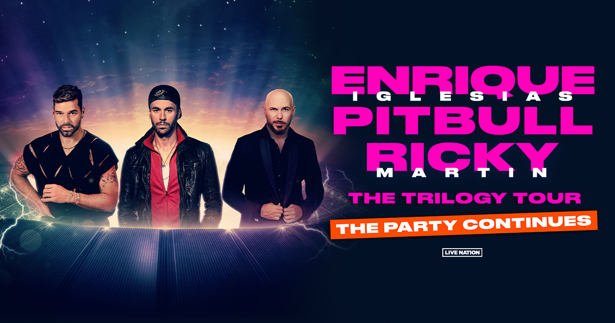 Enrique Iglesias, Ricky Martin, Pitbull Unite for Epic 'Trilogy Tour' at Acrisure Arena 11